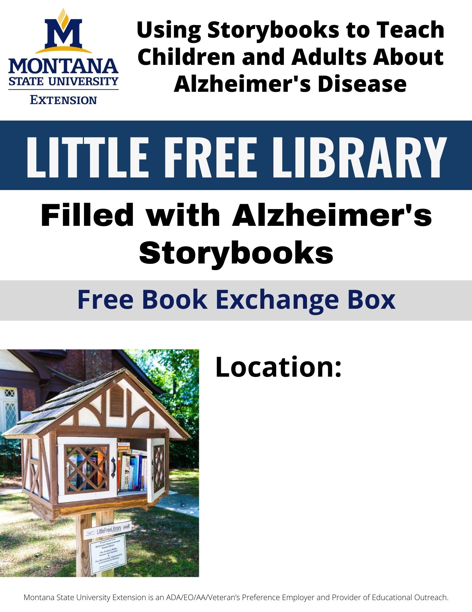 Little Free Libraries Flyer